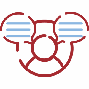 two speech bubble icon